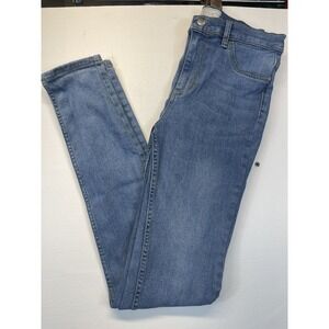 Free People Jeans Womens W27 R Blue Light Wash Low Rise Skinny Fit Y2K 2000's